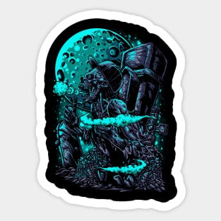 ZOMBIE VAPING Sticker